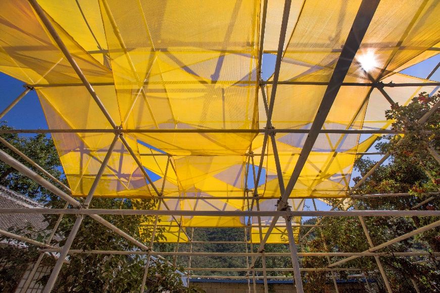 一星期 一万元 零废弃 | 脚手架建起的乡村艺廊-59