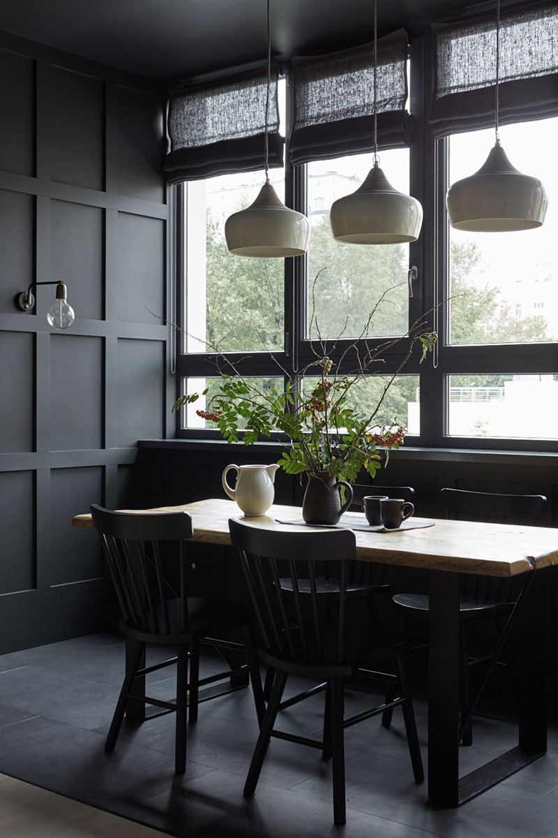 莫斯科灰色调时尚公寓，演绎简约北欧风-7