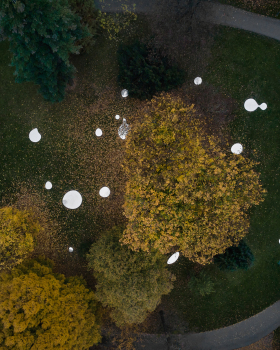Mirrors of Zlín Installation / Loom on the Moon