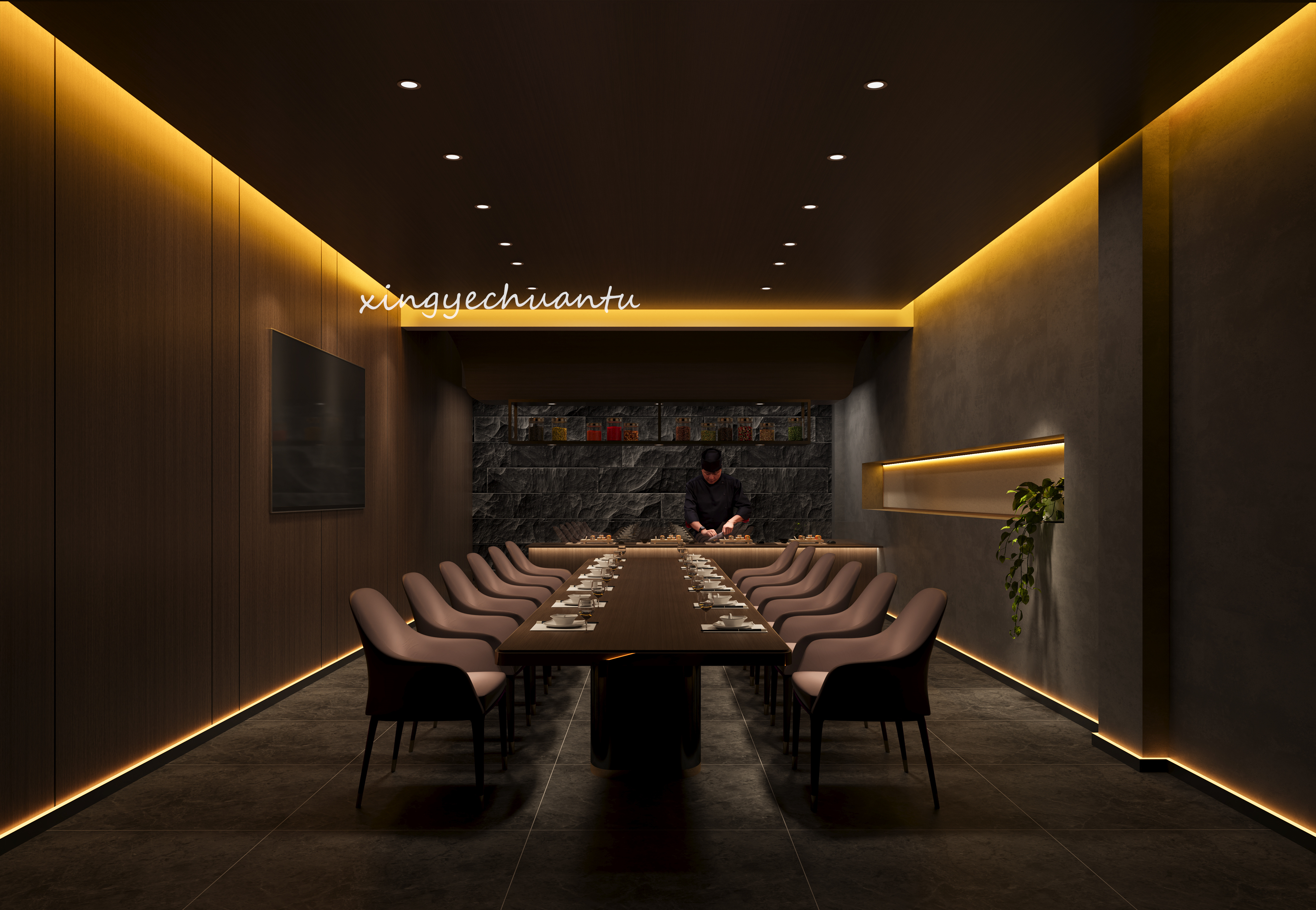 星夜传图|火锅店设计-6