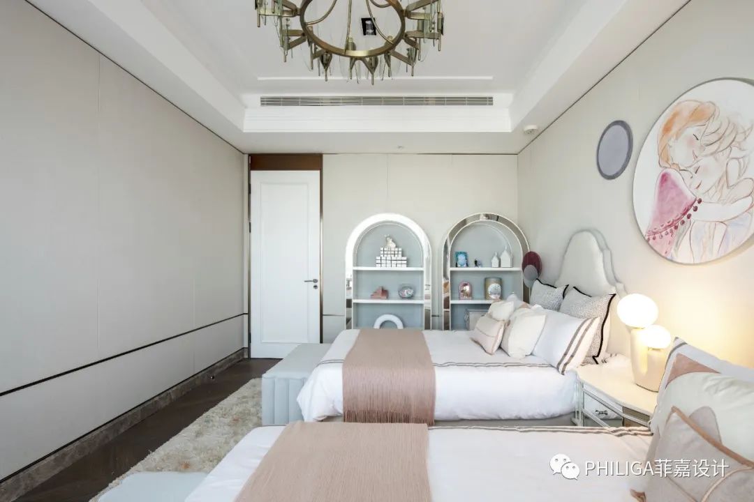 天津招商津湾天玺 296㎡样板间 | 复古摩登,重新定义生活格调-39