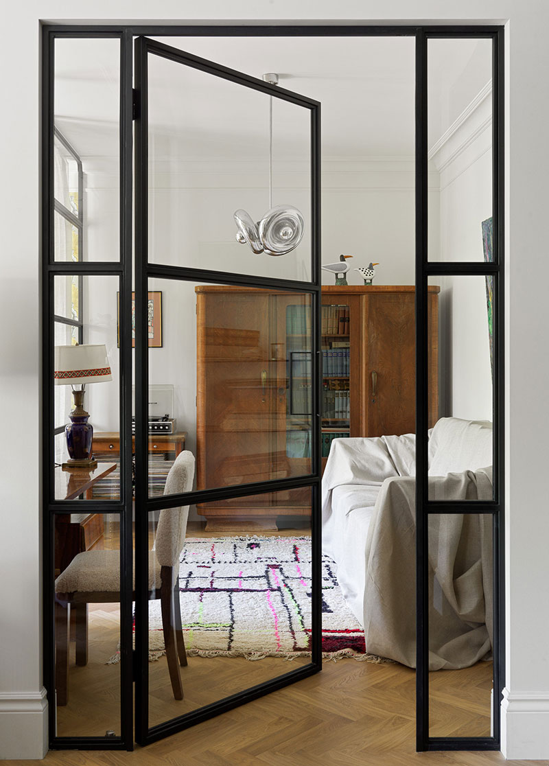 莫斯科中心斯大林建筑中女演员的复古公寓-10