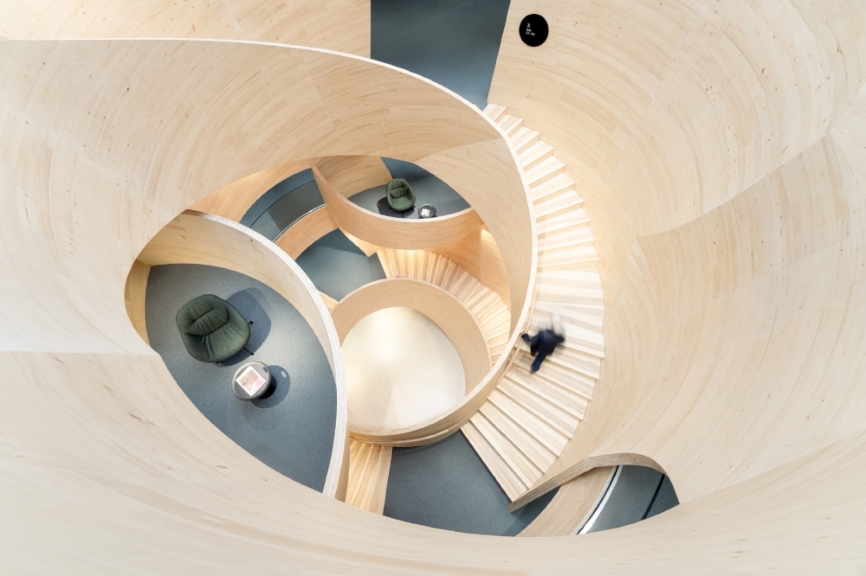 Blumer Lehmann总部中庭丨斯图加特大学计算设计与建造研究所,K&L Architekten事务所-3