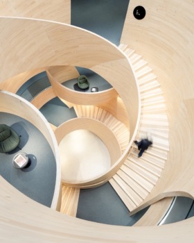 Blumer Lehmann总部中庭丨斯图加特大学计算设计与建造研究所,K&L Architekten事务所