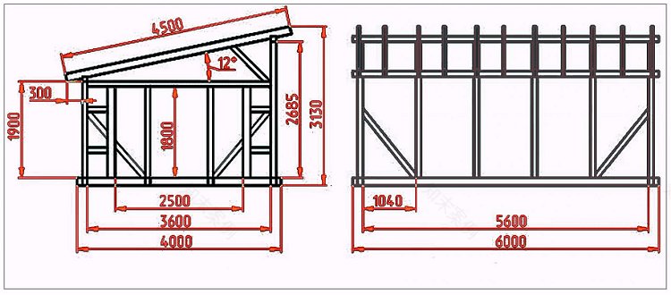 自建金属和木质的乡村储物棚-19