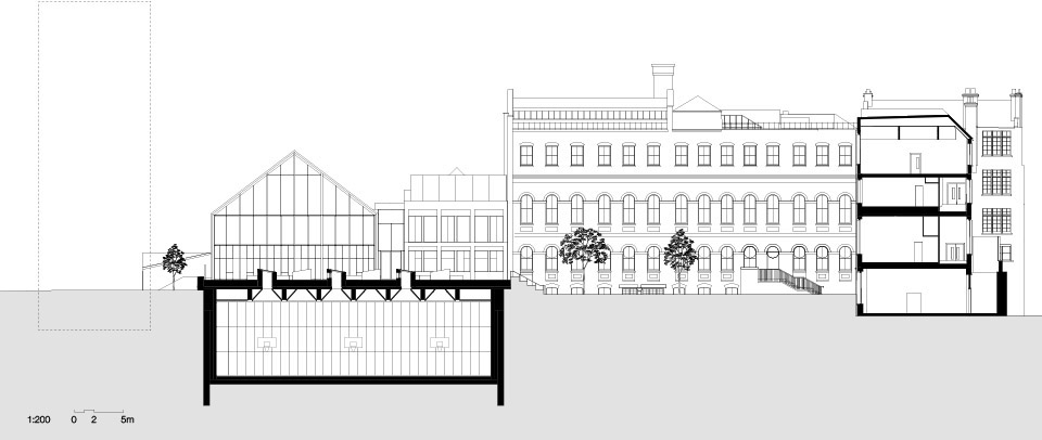 伦敦中央基金会男子学校丨英国伦敦丨HawkinsBrown-44