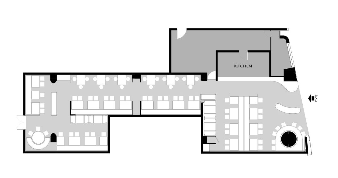 恋上圈圈豆花烤鱼丨中国南京丨杭州雷健室内设计有限公司-8