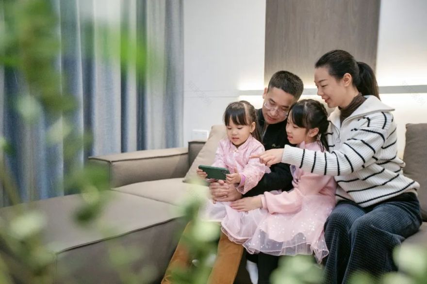 双姝并蒂 · 东莞清华居的温馨四口之家丨中国东莞丨DP设计-61