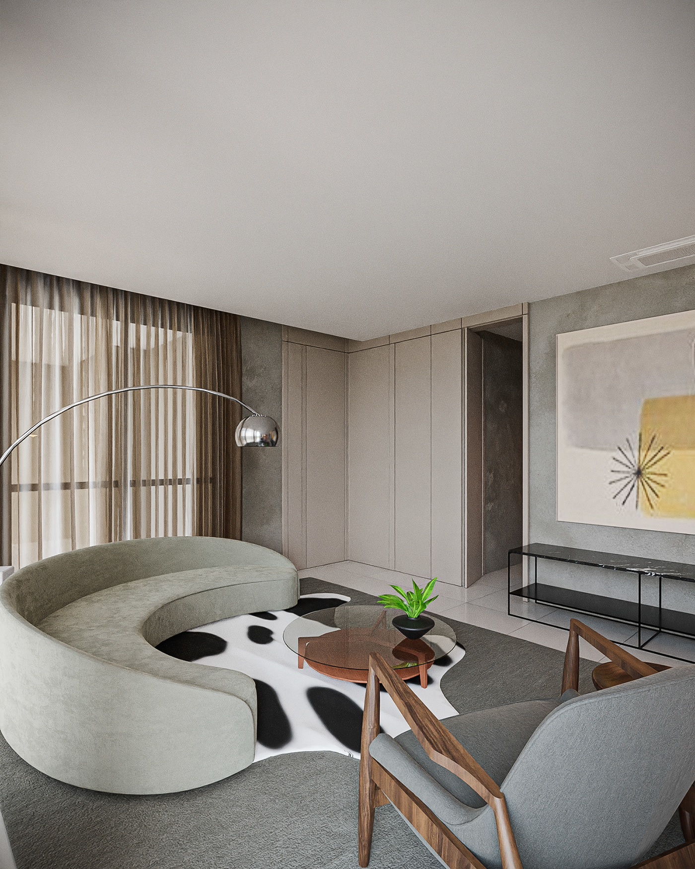 巴西奢华公寓设计丨Rachel Naves-3