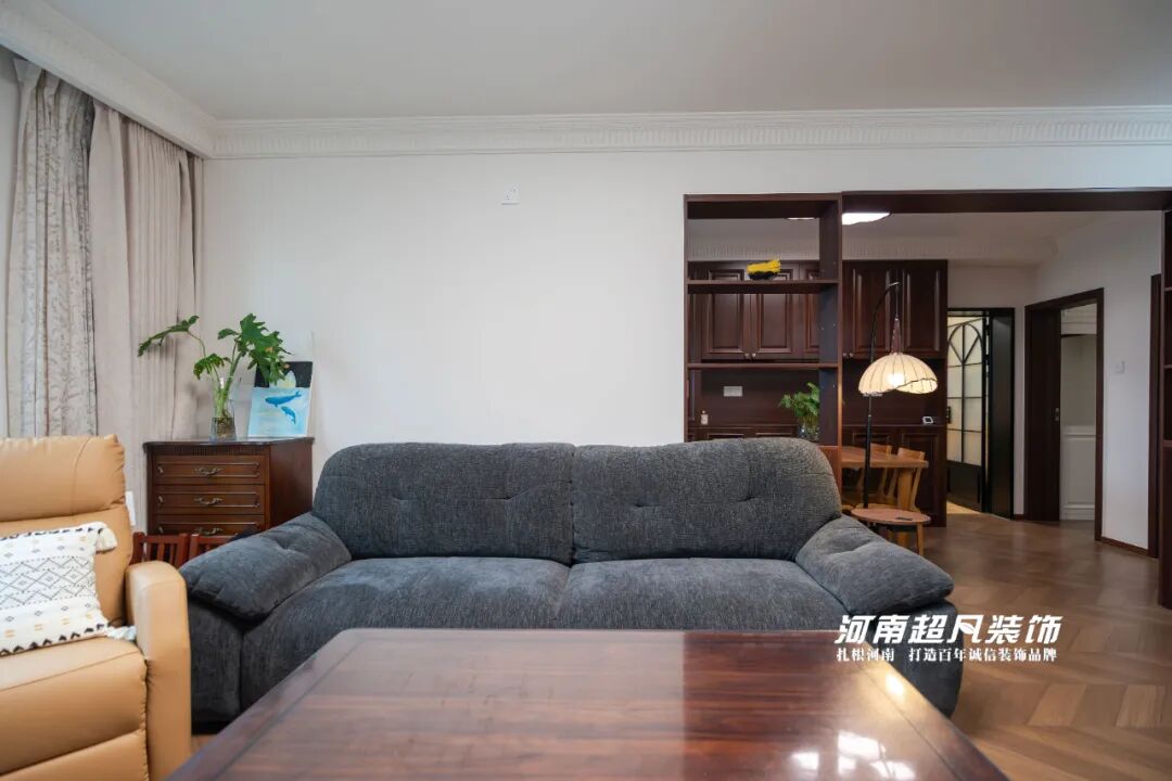 完工首发丨管城区金城街30号院，123㎡老房翻新，美式复古设计，优雅低调绽放-63