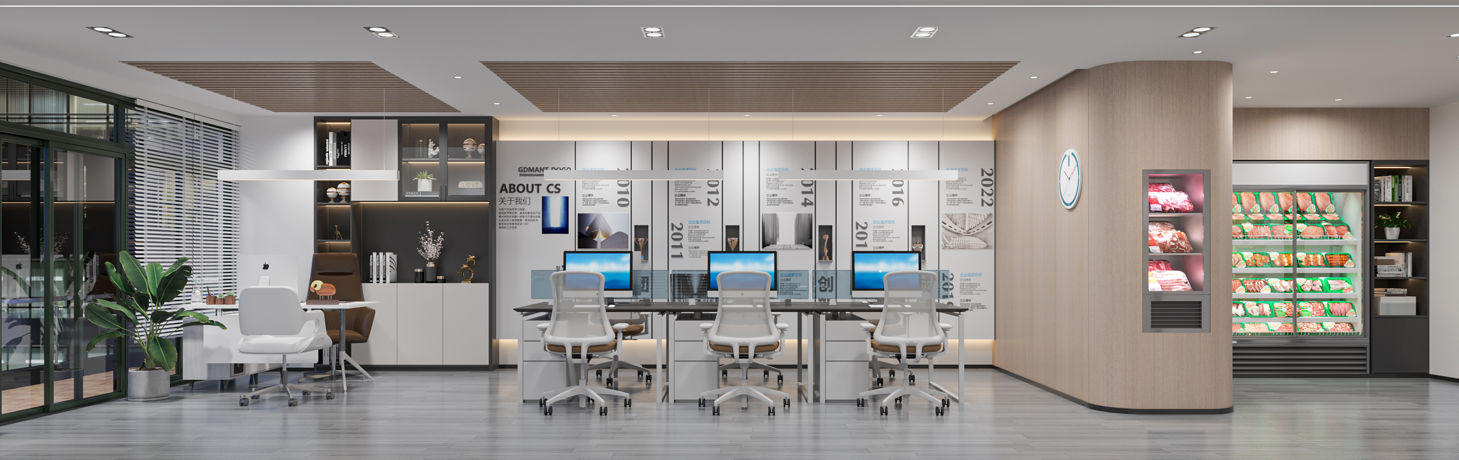上海融德肉类产品供应链办公环境设计丨中国上海丨橘鹿品牌-27