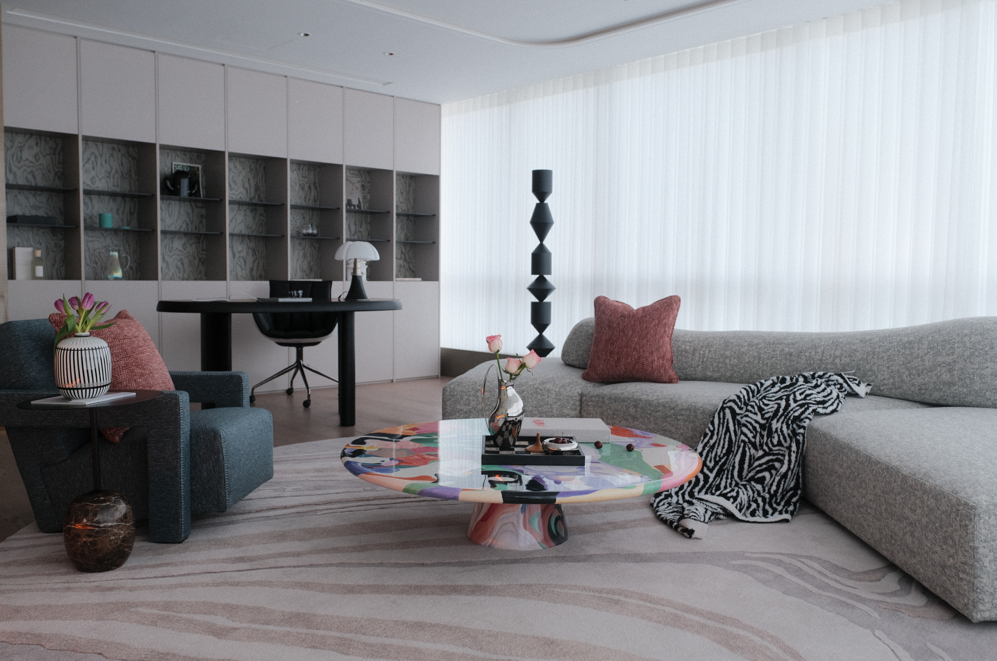 精装房改造新作｜落地艺术爆棚的豪宅嘉佰道-43