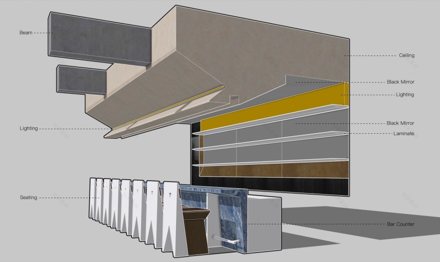 Origami酒吧,上海 / 弹性工作室-22