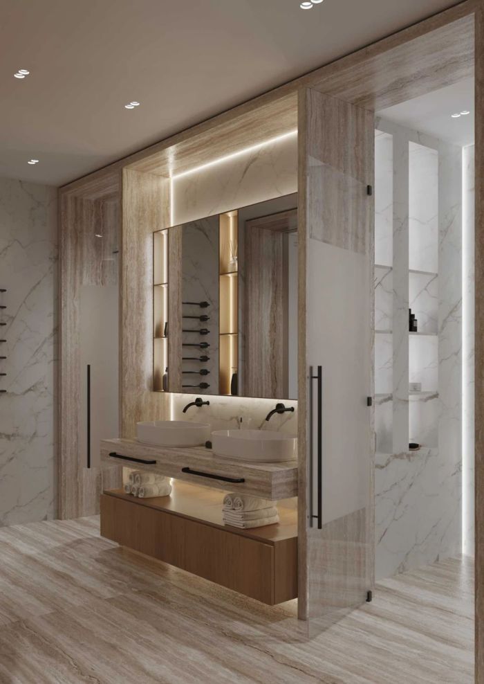 原木空间现代住宅丨Ab Architects-41