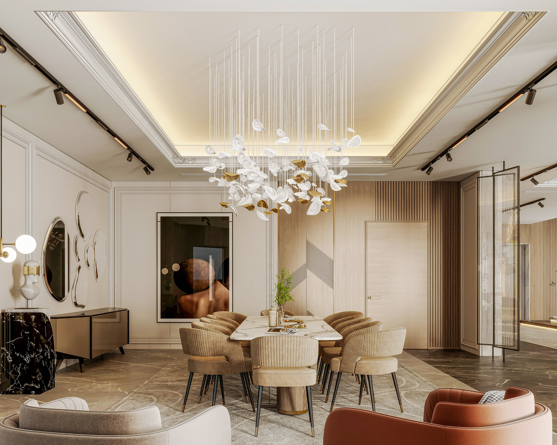 豪华起居与餐饮丨埃及开罗丨Moamen Amin-6