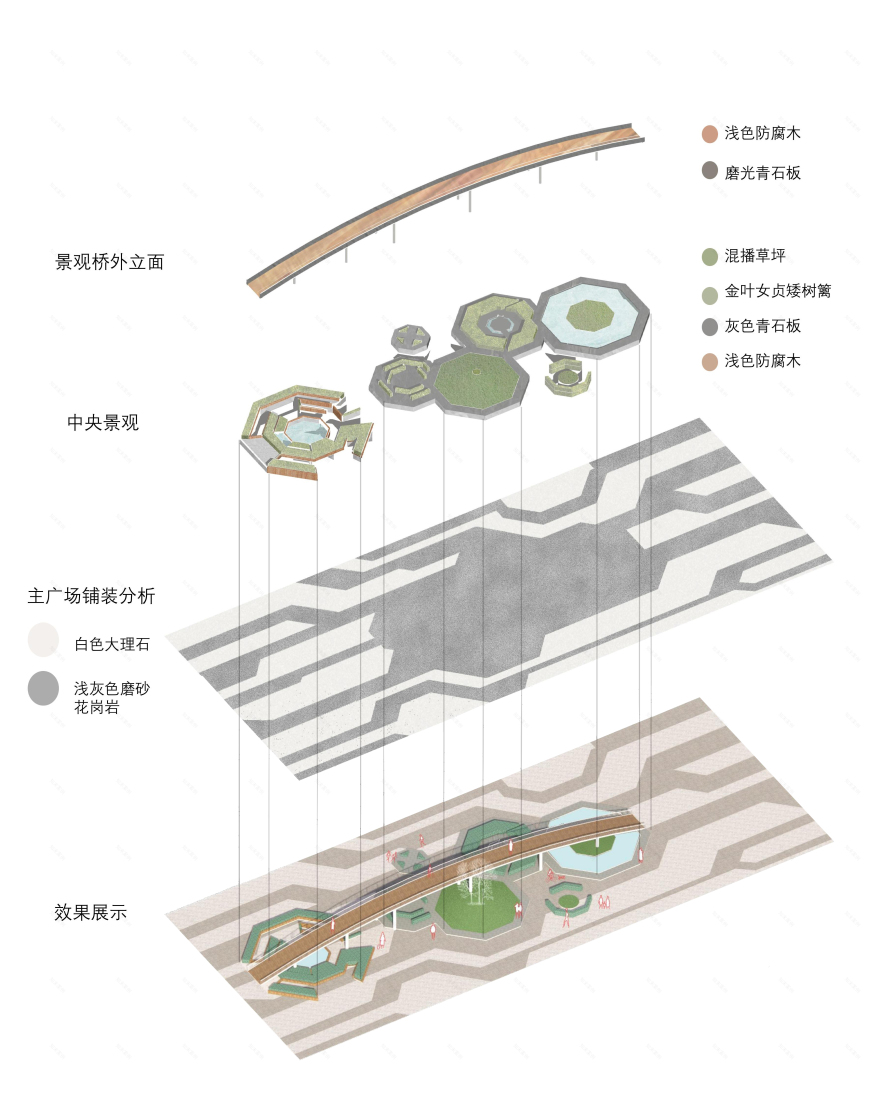 长沙市融城花园广场改造设计丨中国长沙丨湖南师范大学美术学院环境艺术专业-8