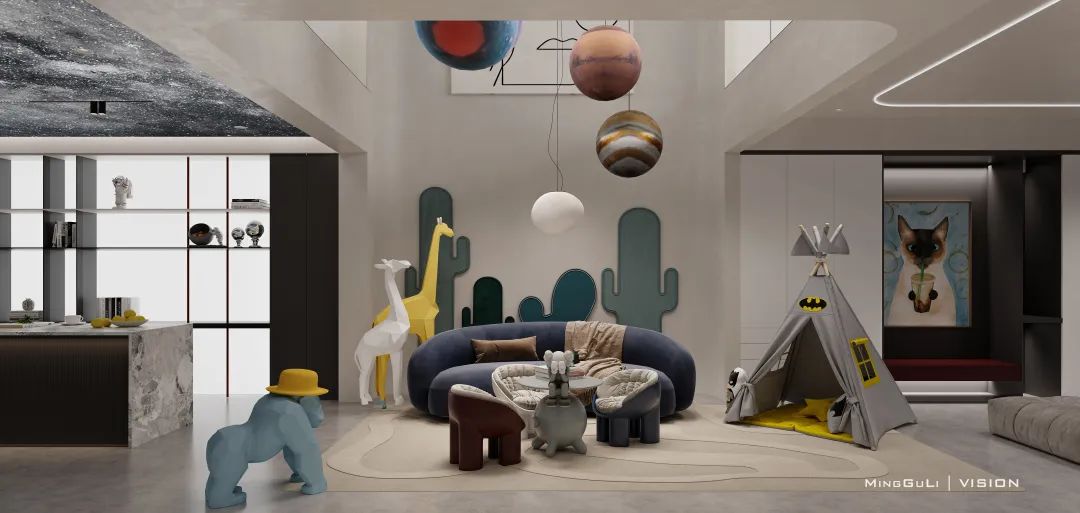 现代轻法式浪漫之家丨New Vill Work-17