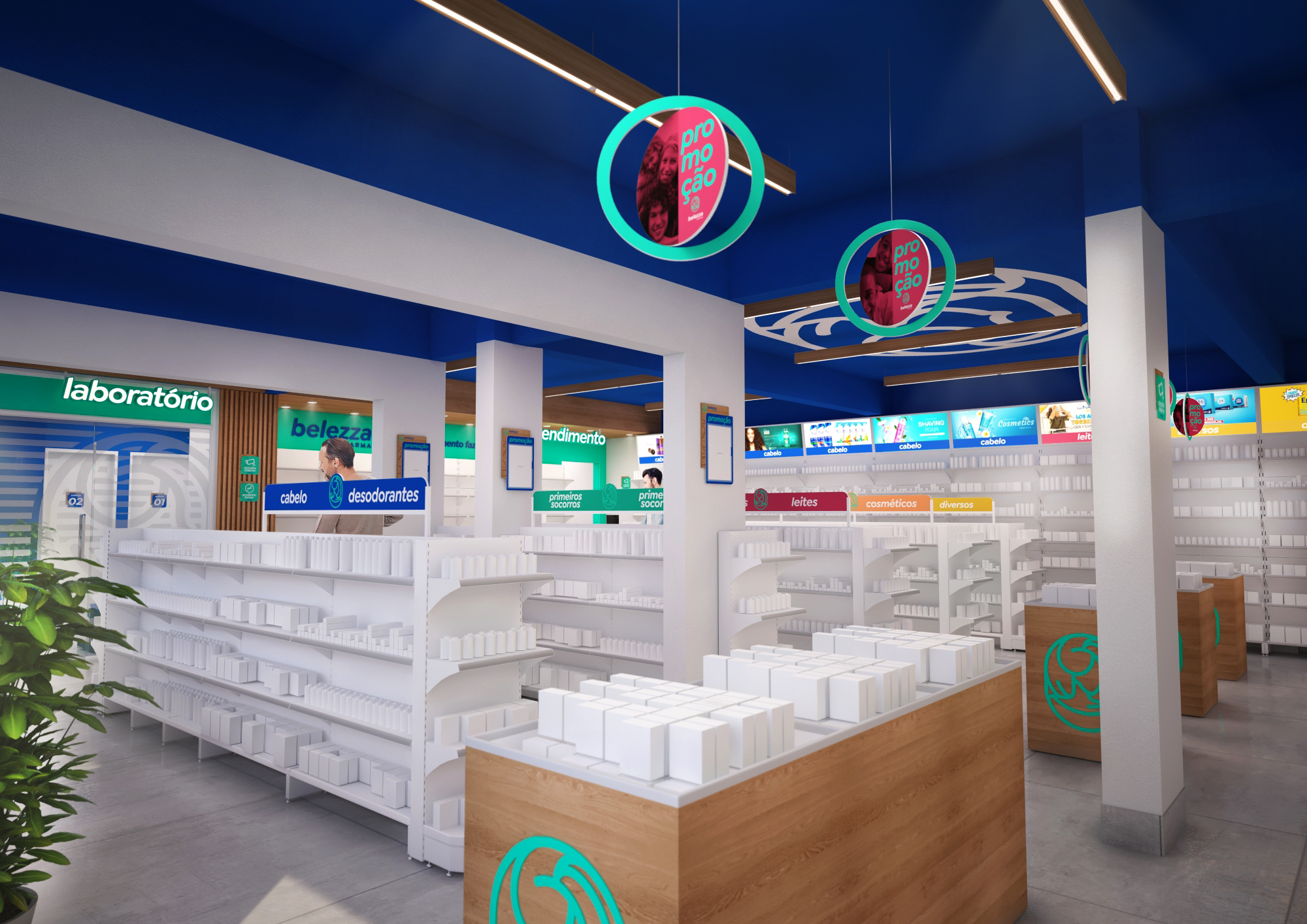 Belezza Pharma Drugstore Signage | Comunicação Visual-1