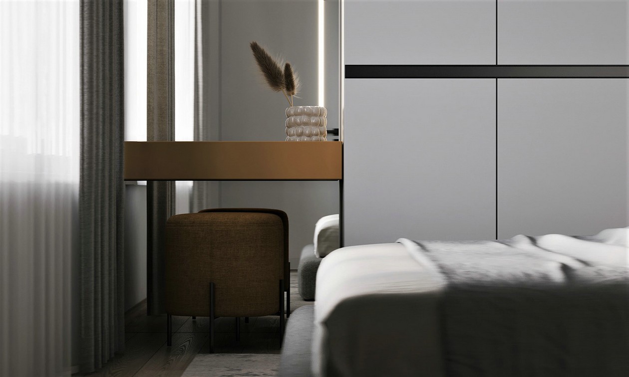 高级灰色系小空间公寓设计-10