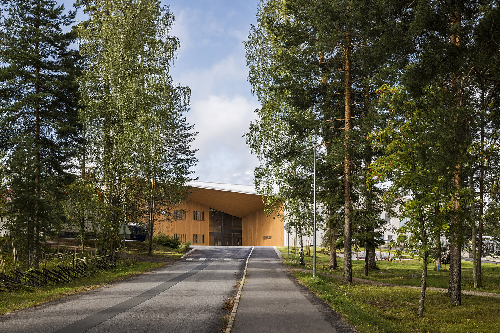 Hankasalmi 学校中心丨芬兰丨Parviainen Architects-11