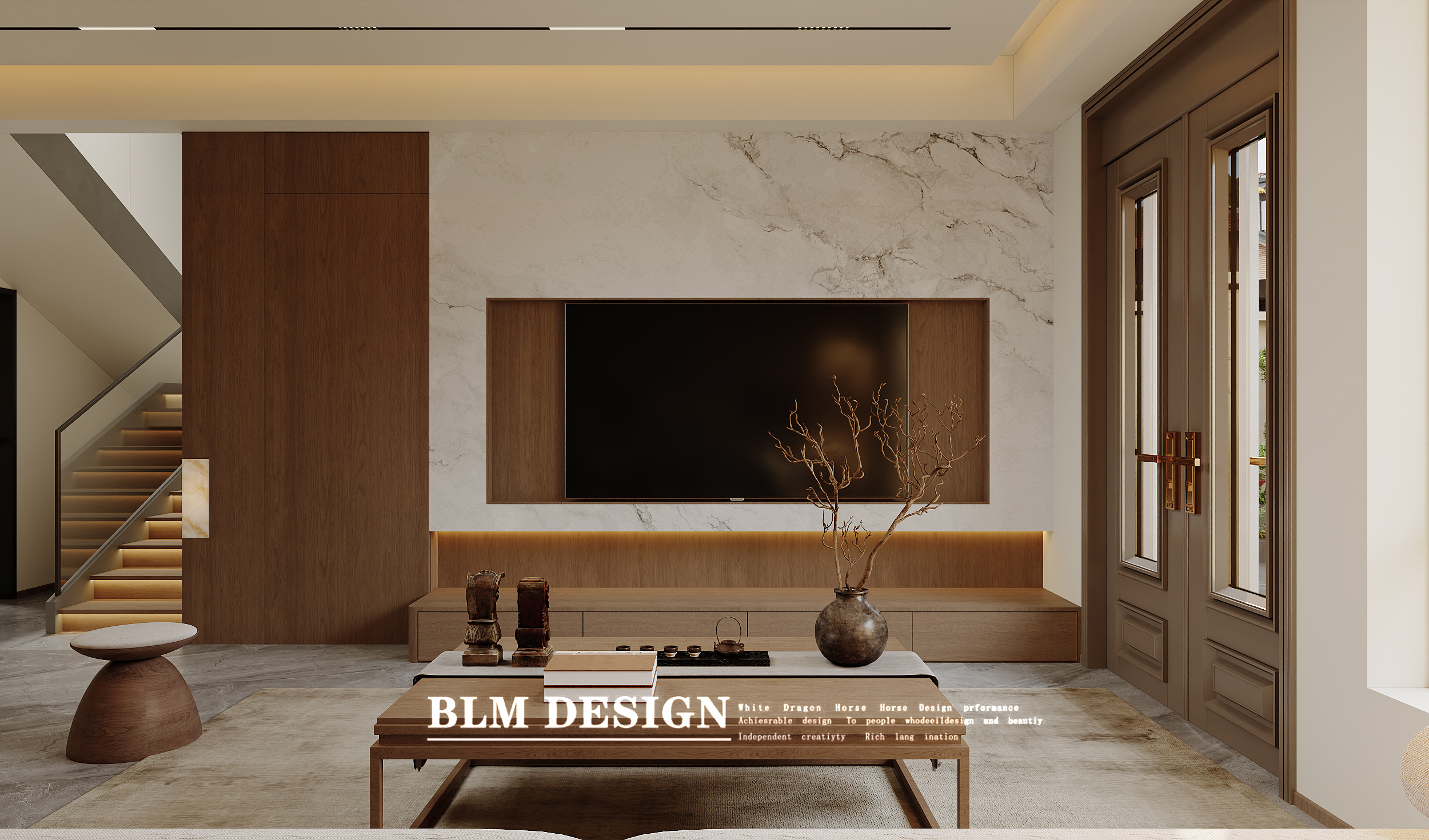 新中式家装庭院案例-4