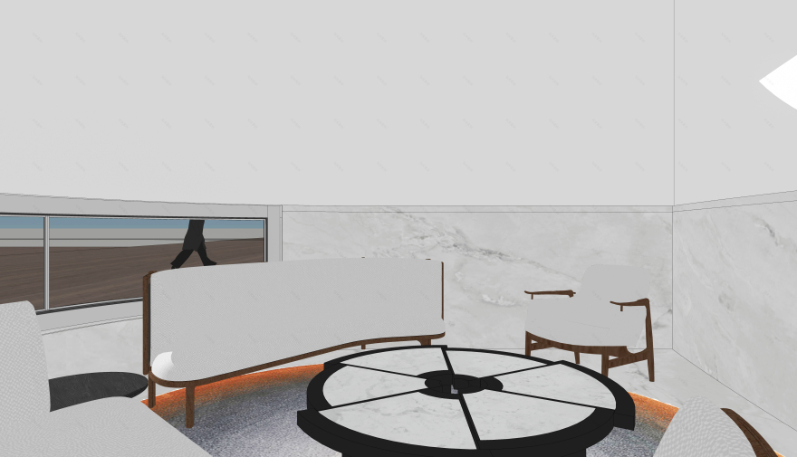 美术培训画室接待厅设计-21