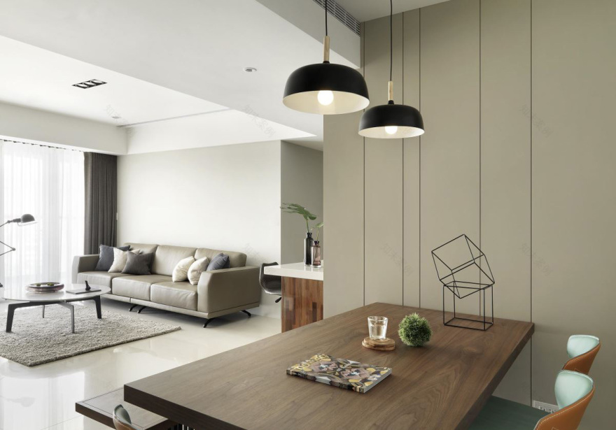 155㎡现代风四口之家,空间利用与自然日光的美妙融合-4