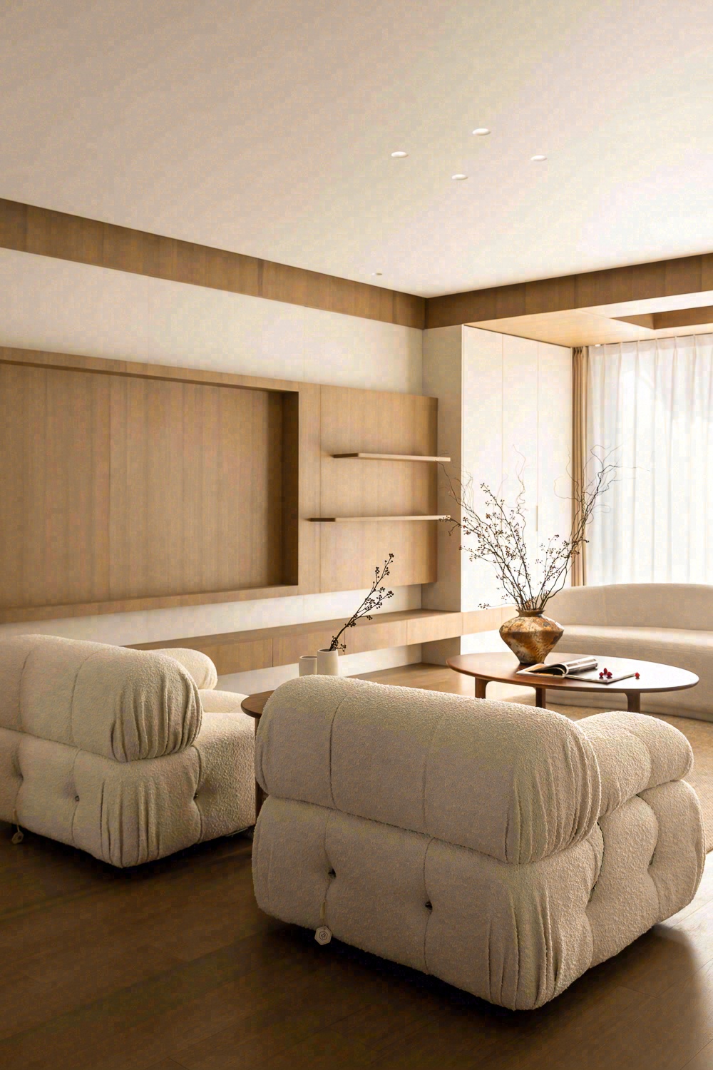 简约原木风丨中国合肥丨郝泽伟设计工作室-8