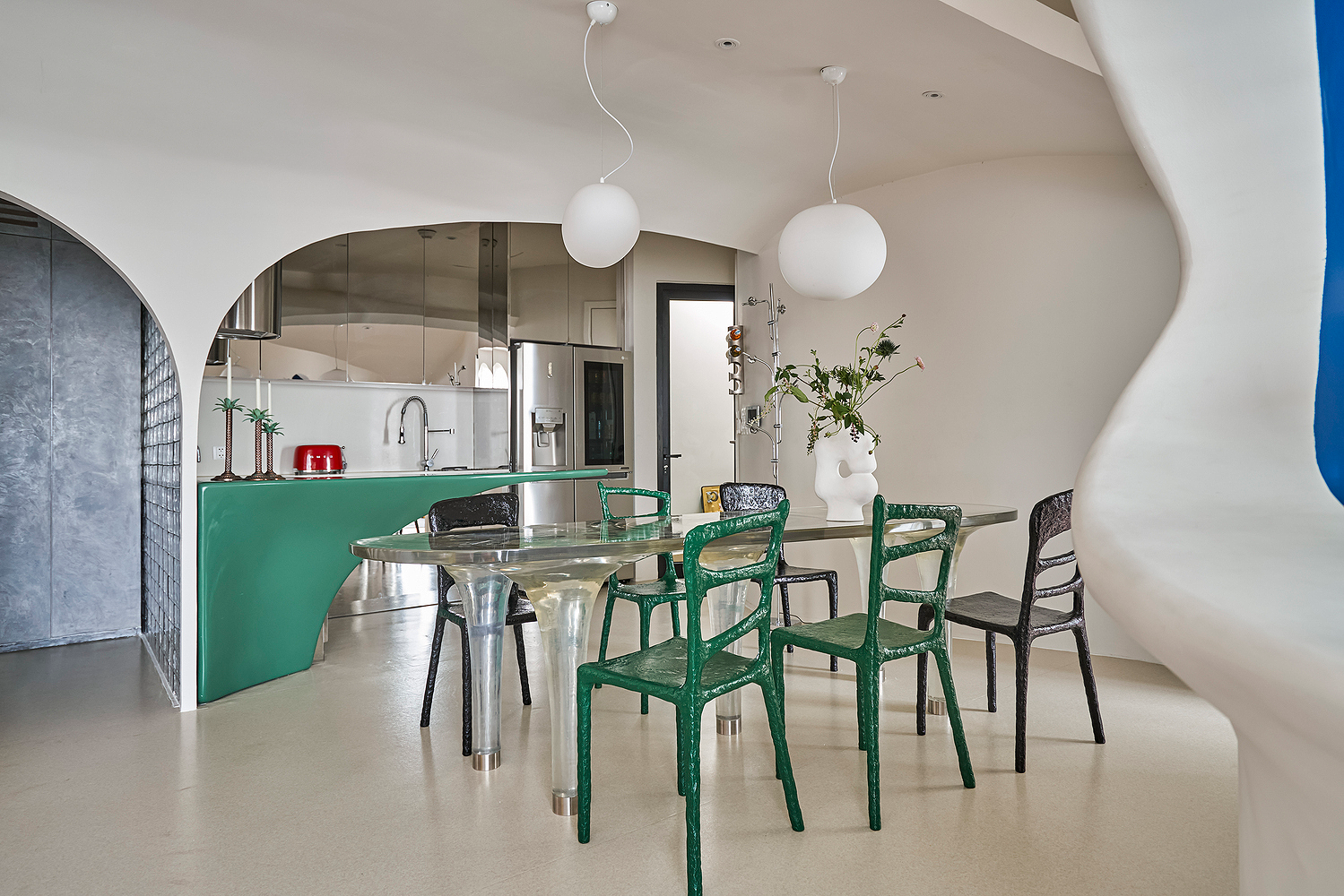 色彩斑斓的孟菲斯loft公寓丨法国巴黎丨Zyva Studio-62