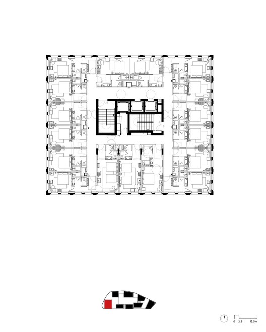 法国斯特拉斯堡 NOLISTRA 住房项目丨LAN Architecture-23