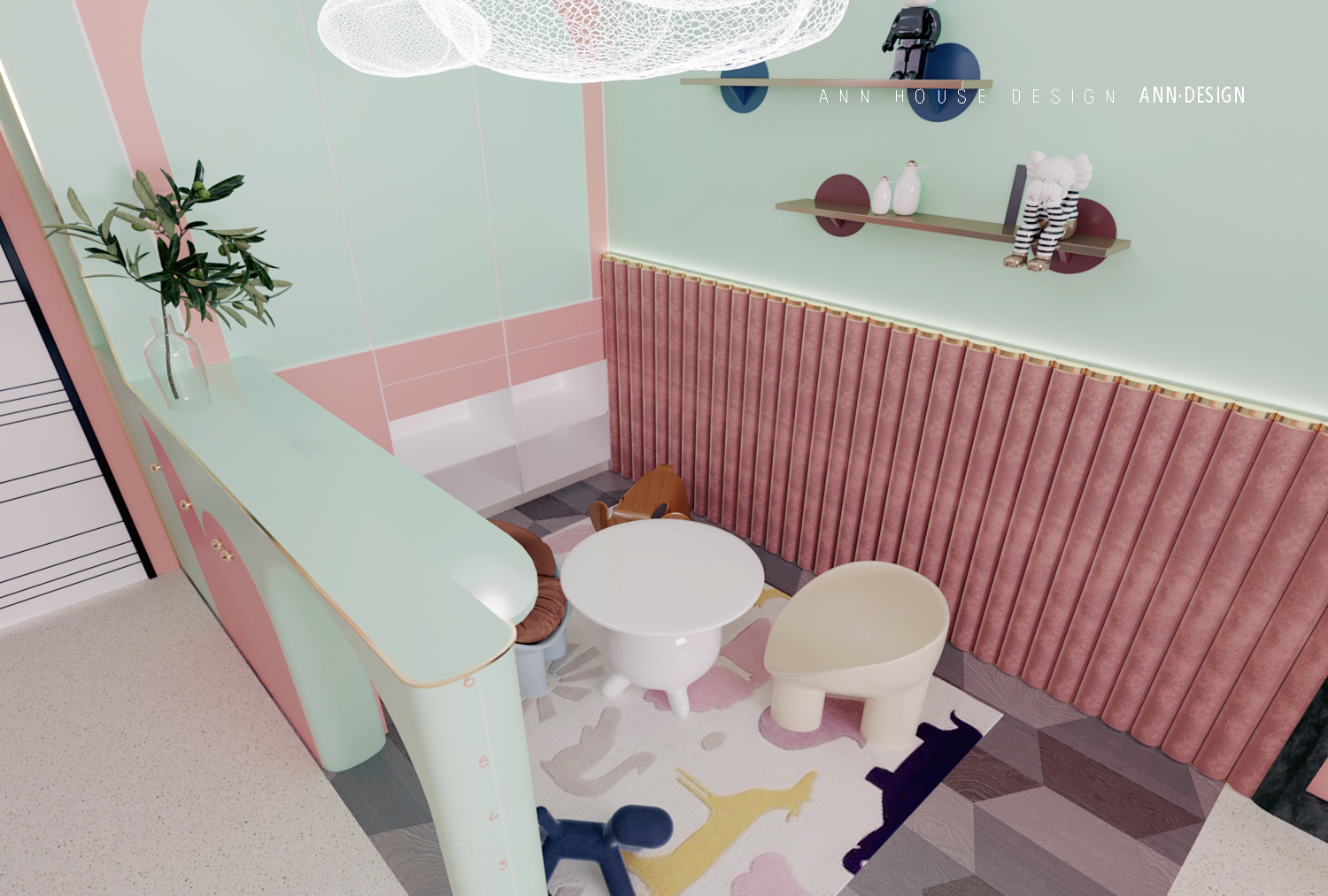 南京 90 平米童趣空间，AS.D 打造孩子的梦幻世界-9