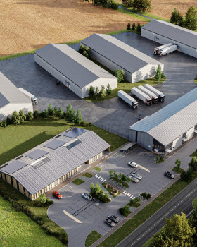 3D visualization of commercial premises.