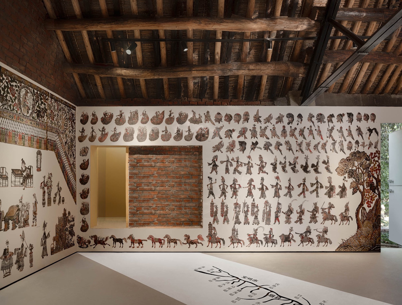 流光展厅 – 关中忙罢艺术节内院改造丨中国西安丨戴璞建筑-18