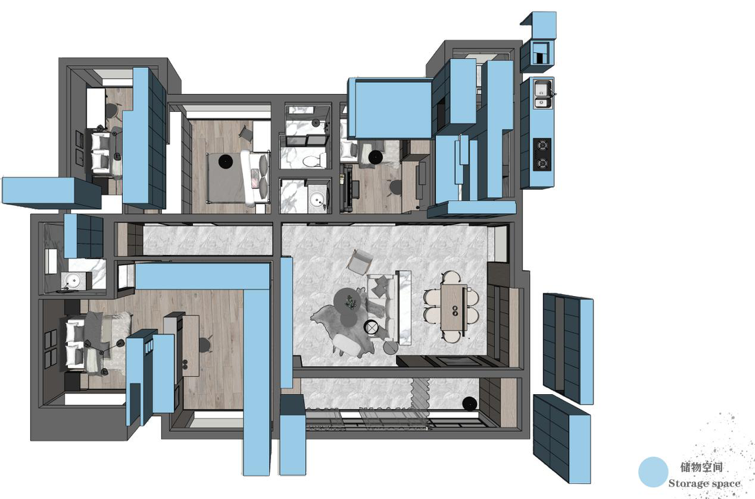 现代简约家居设计-50