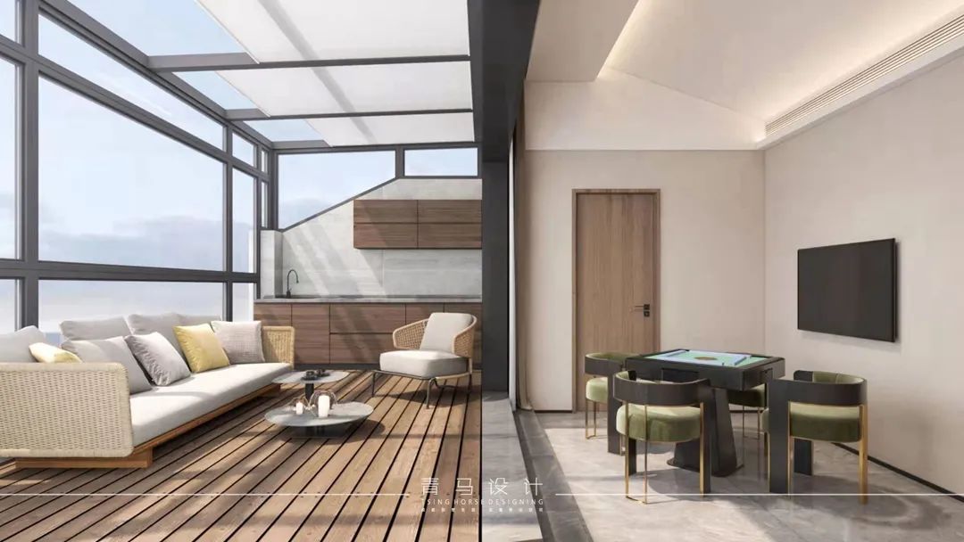 曲江大城I期 · 现代轻奢别墅设计丨青马别墅空间设计-73