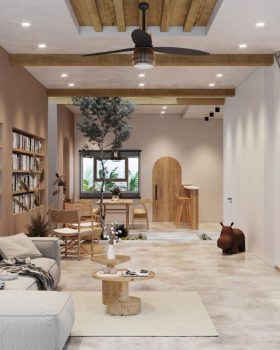 3D Interior Kitchen – Livingroom 286 Scene