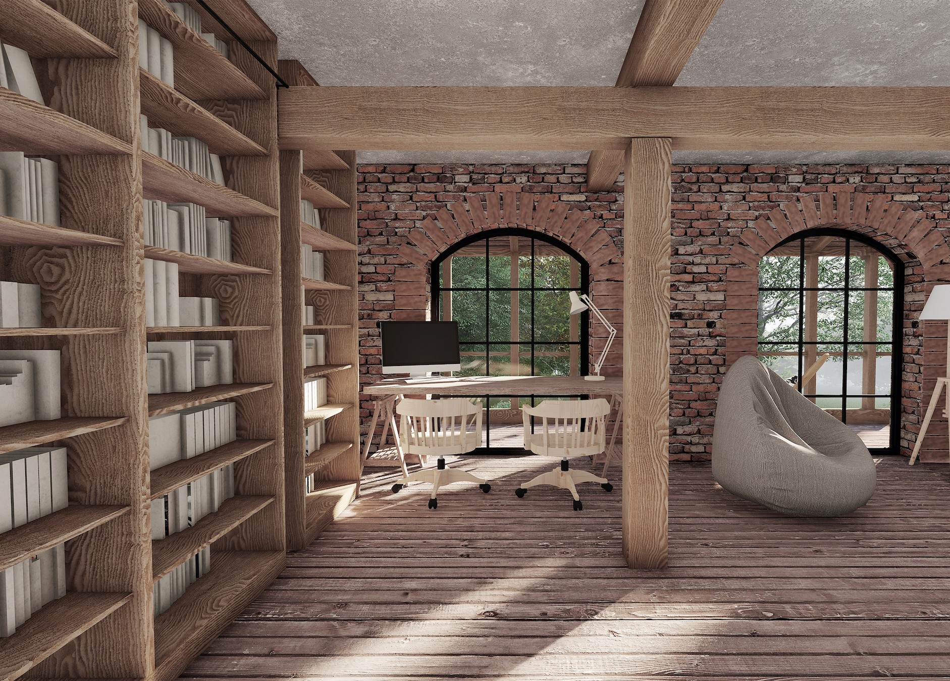 Kula  Młyn村磨坊改造为收养家庭住宅丨格但斯克美术学院室内建筑系Weronika Kuźma-45