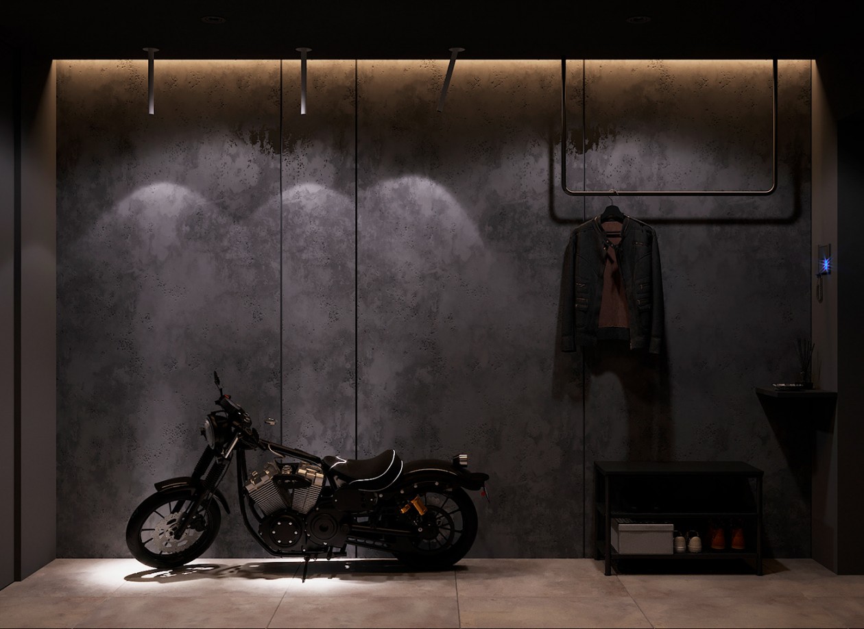 Studio | Buro2D 俄罗斯 黑色公寓-25