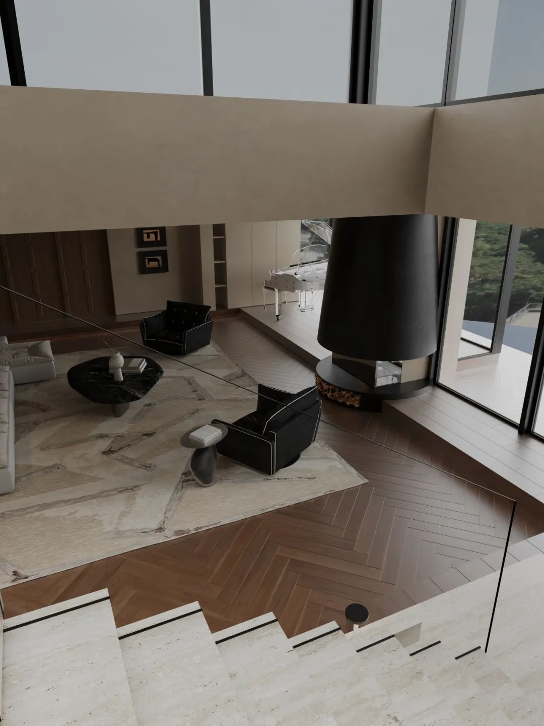 野奢绿意 · 550㎡空中湖景别墅设计丨HOMBLE 红柏设计-26