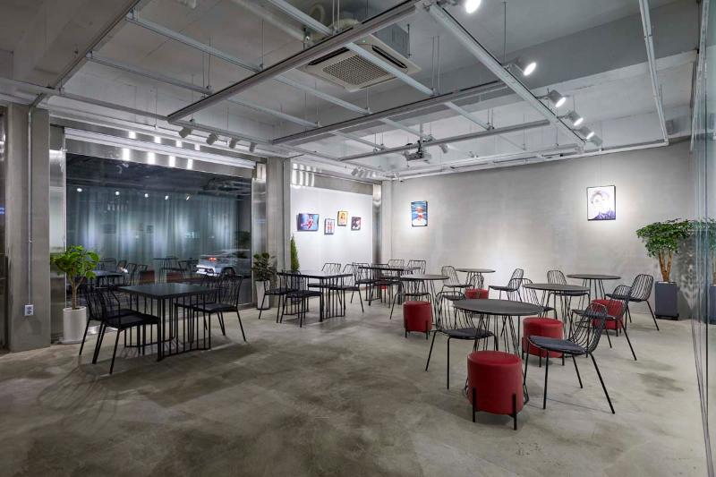 现代简约风 50 平咖啡厅&工作室&画廊设计-9