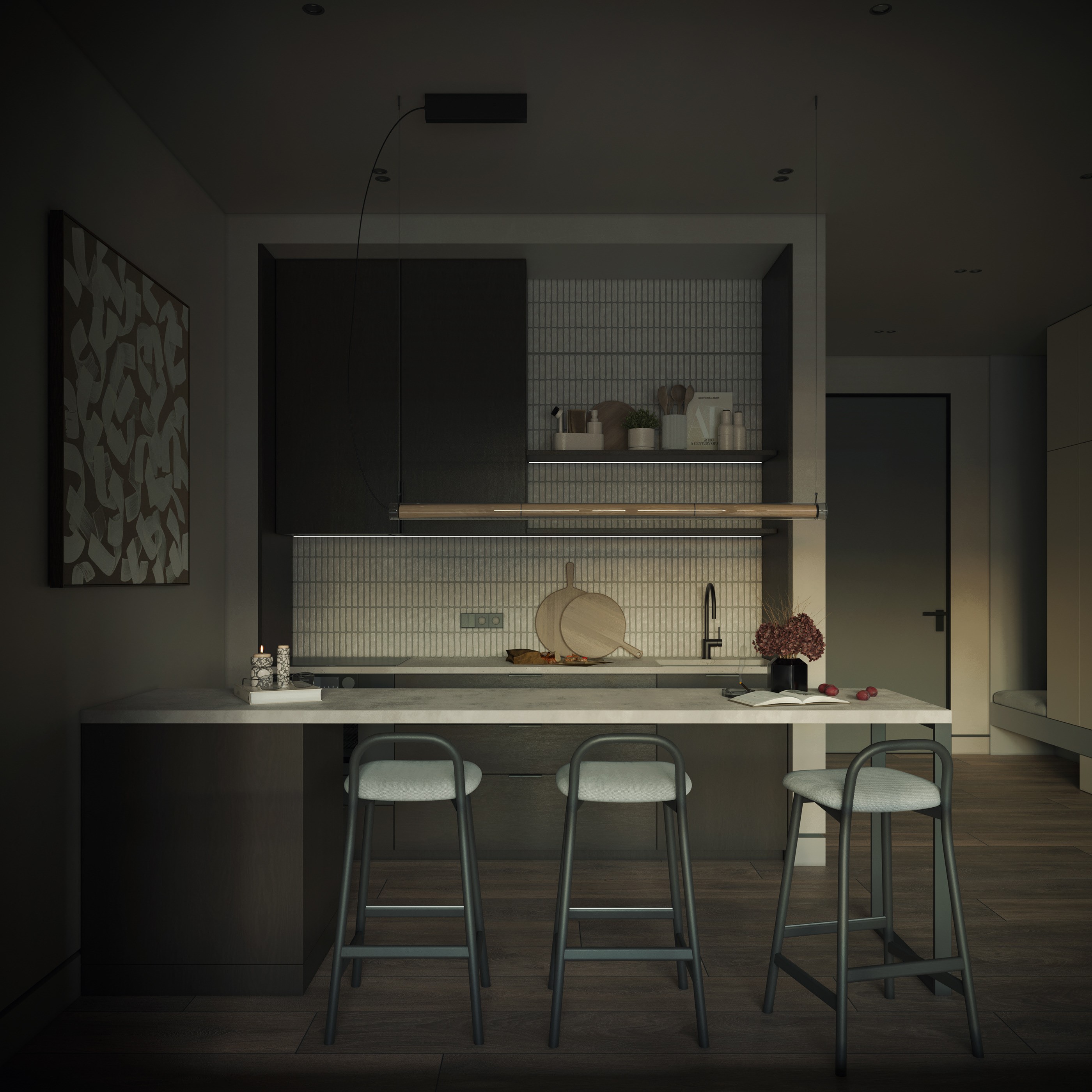 高级灰调 空间设计！-2