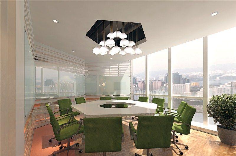 北京CBD现代简约办公空间设计-4