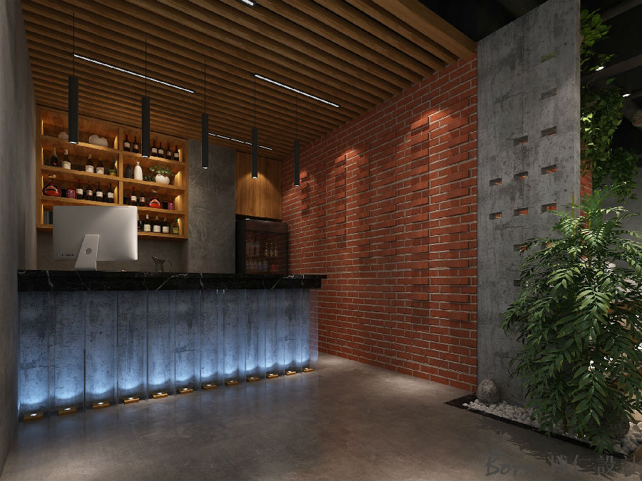 合肥火锅店餐厅设计装修公司 六扇门潮汕火锅店餐厅设计-10