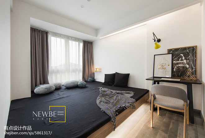 《和光同尘》三居100平米装修案例丨有点设计-11