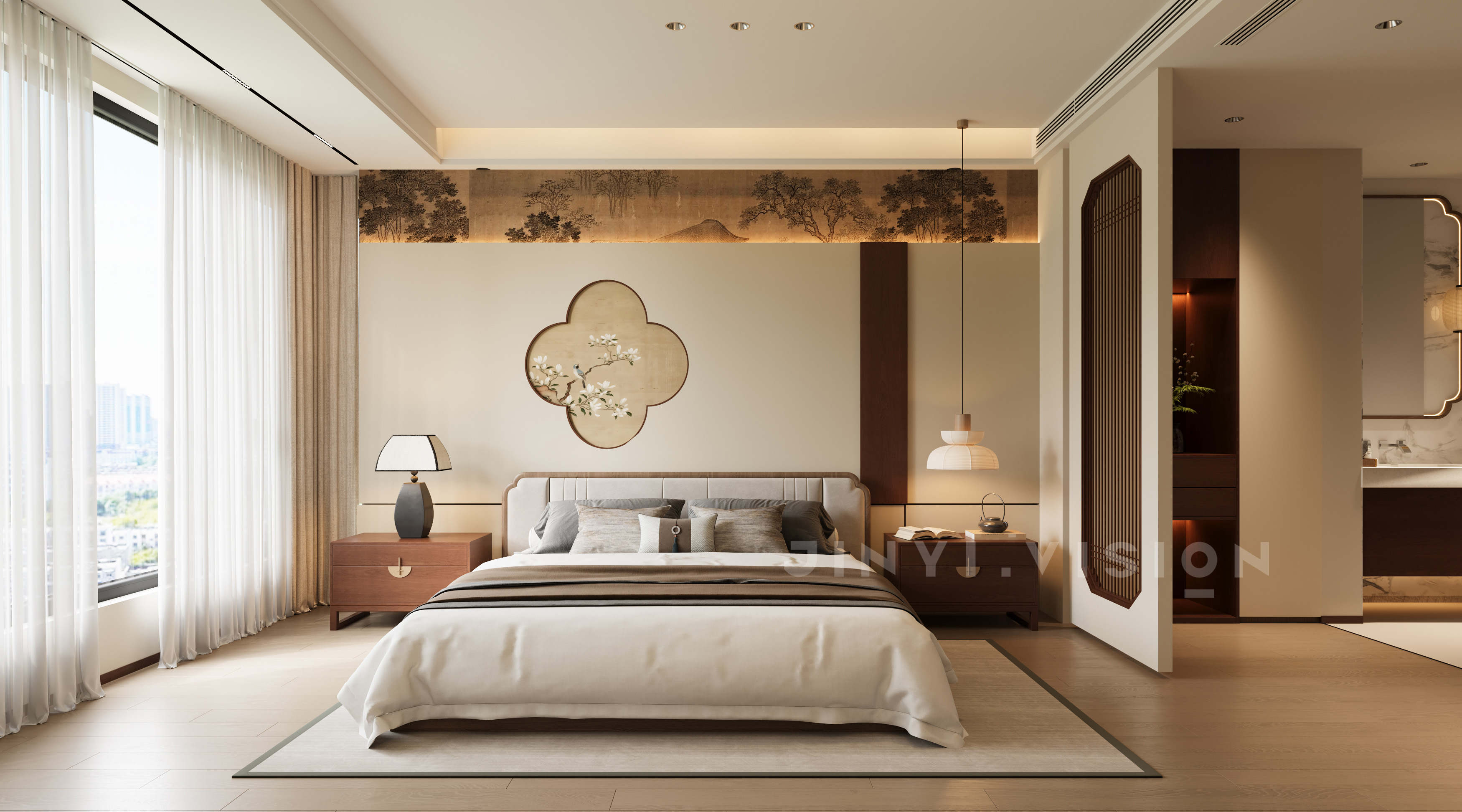 东方禅意栖居  新中式家装设计-10