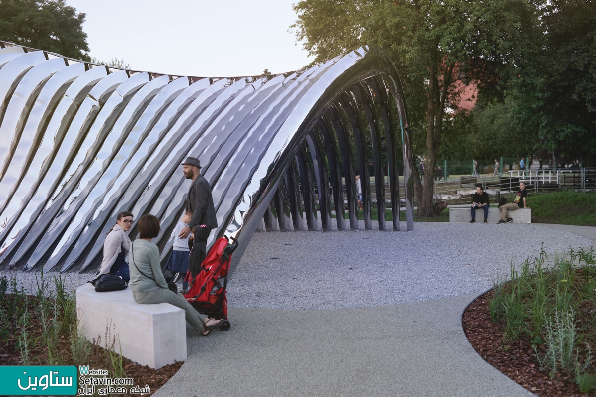 钢结构拱形展馆NAWA丨波兰弗罗茨瓦夫丨Oskar Zieta团队-9