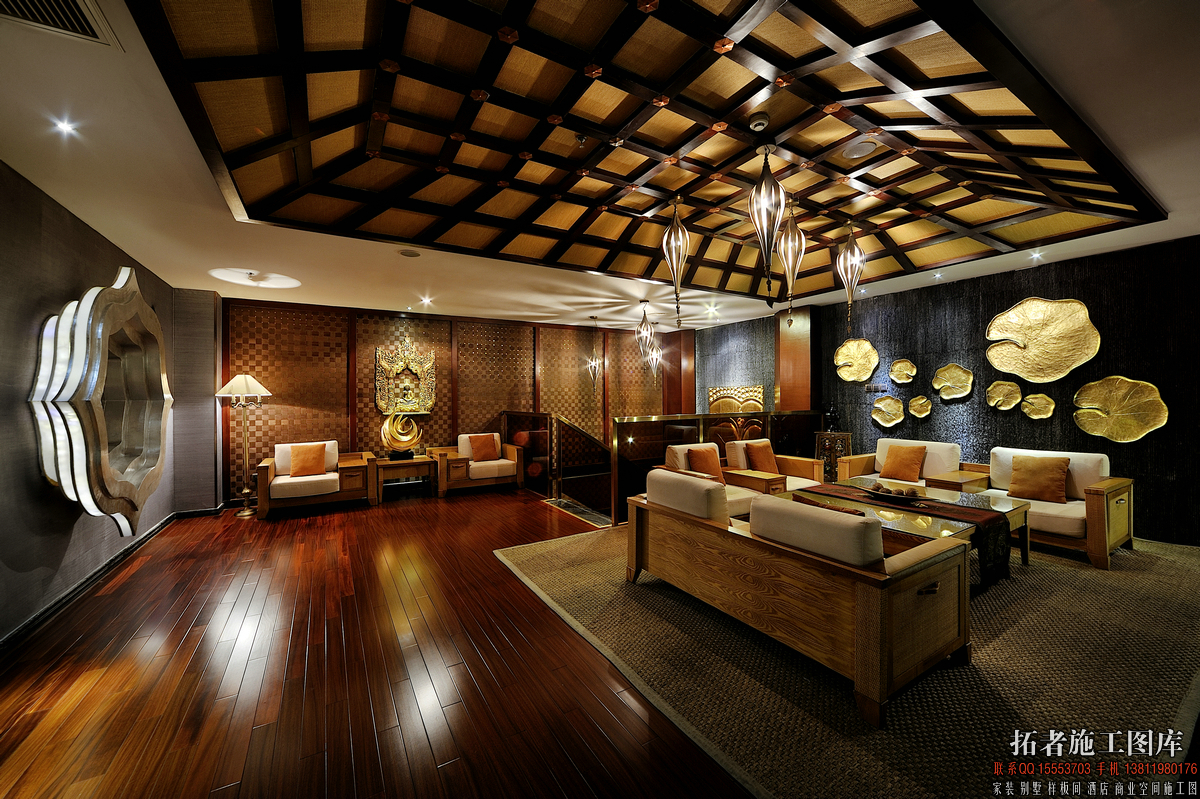 福州铭濠酒店异域风情会所空间设计-32