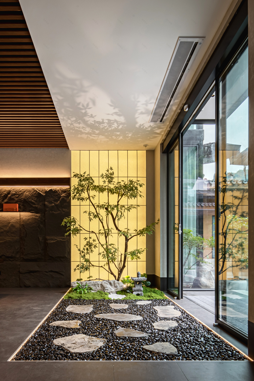 五峰如院庭院餐厅丨中国湖北丨宜昌拾间设计-16