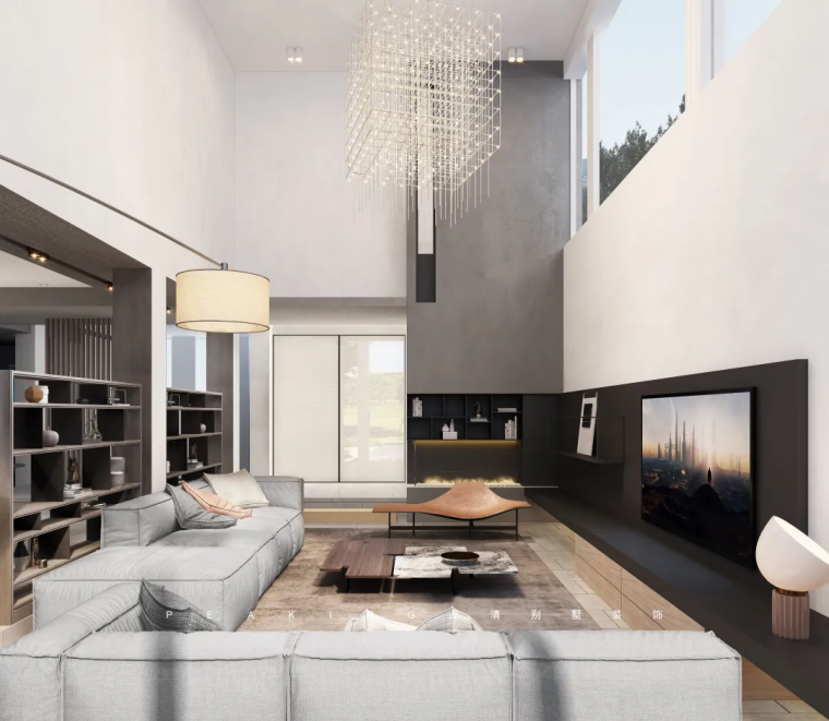 别墅装修 · 550㎡意式极简风格案例赏析-1