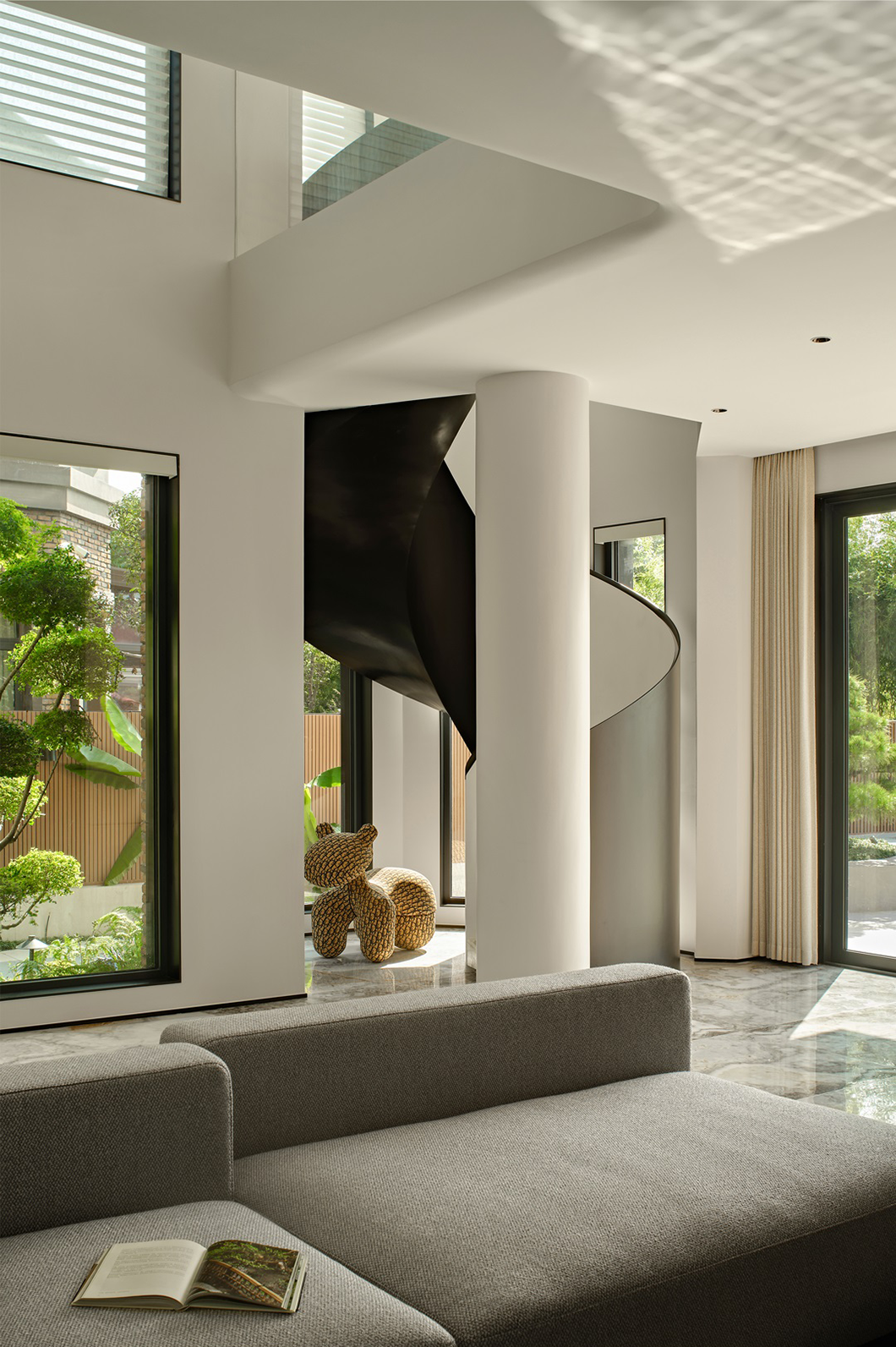 简约自然风充满幸福感的家丨中国苏州丨上邸设计-8